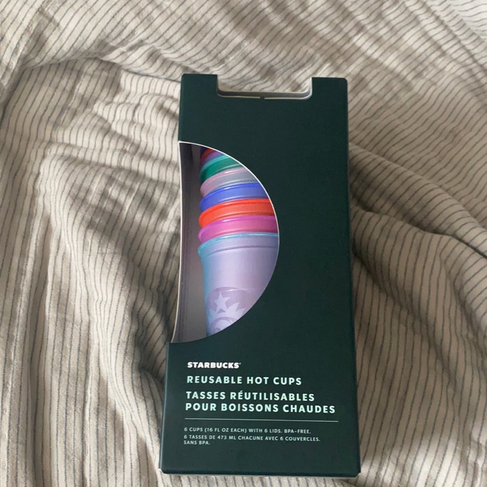 Nwt Starbucks reusable hot cups